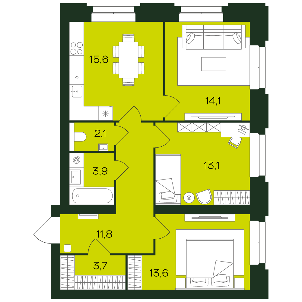 ЖК Ялав отделка